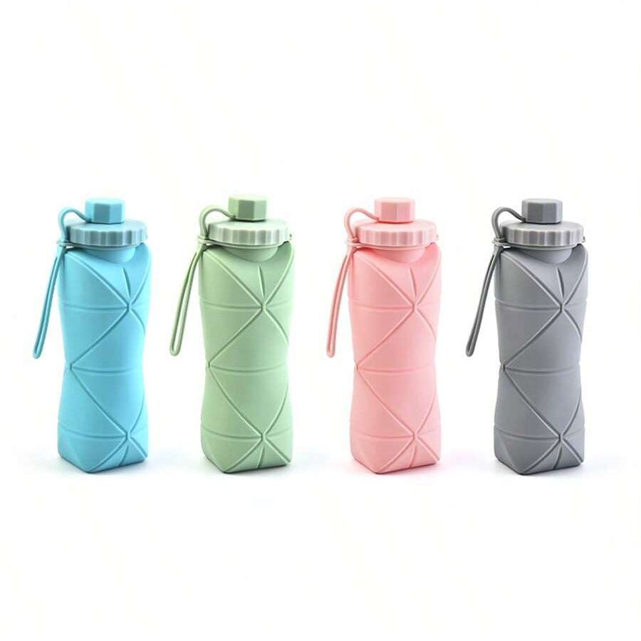 1個入り 600ml 大型折りたたみ式シリコンカップ - ア - Water Bottle Collapsible のレビューと価格