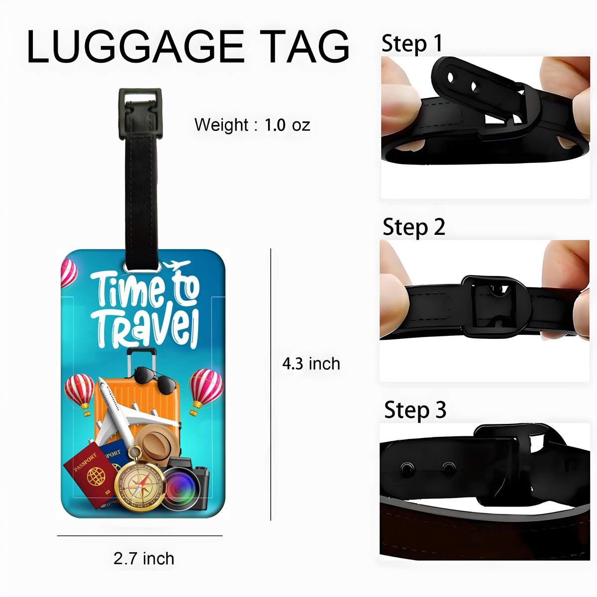 トラベルスタイル荷物タグ男性女性旅行荷物ラベルクラシックスー - Travel Accessories Unique のレビューと価格