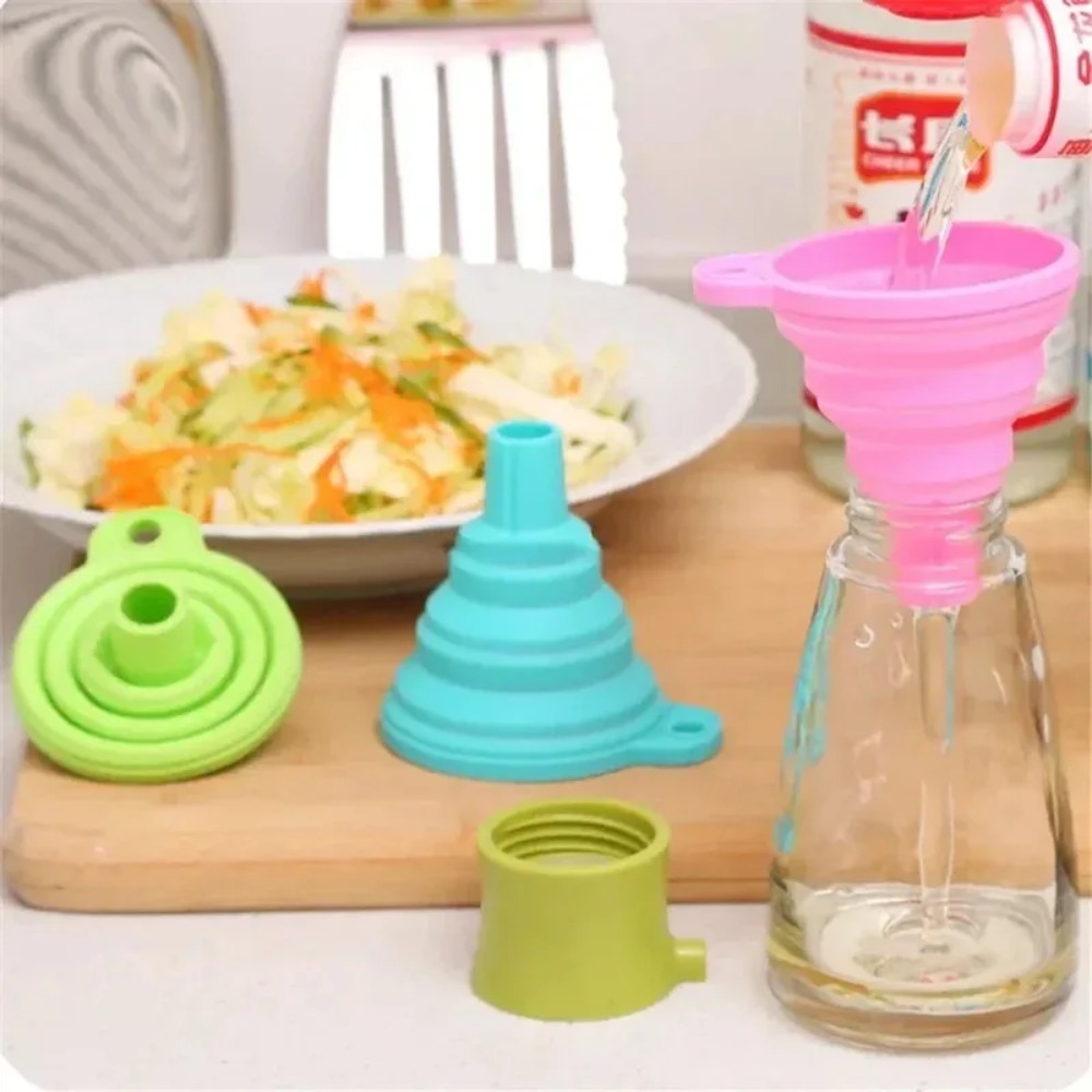 10個の折りたたみ式シリコンキッチン漏斗セット – 折りたた - Water Bottle Collapsible のレビューと価格