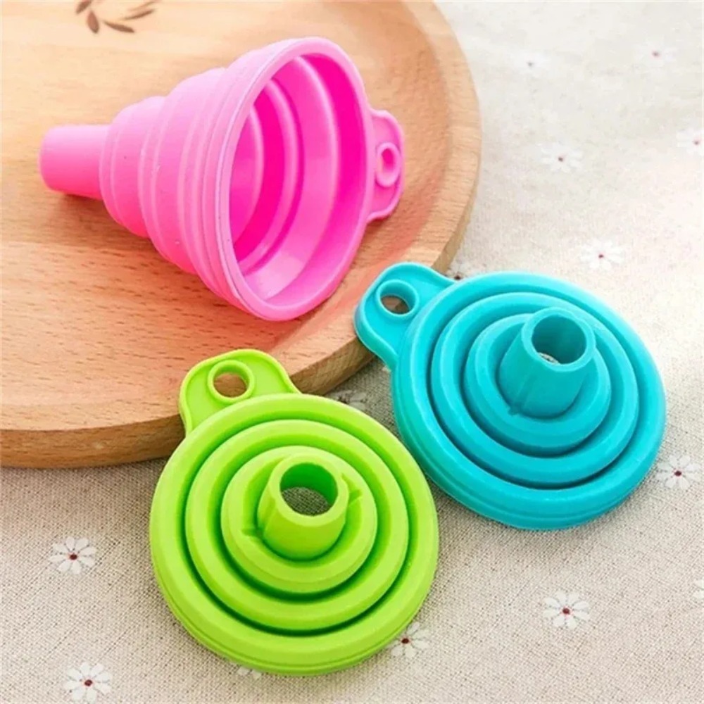 10個の折りたたみ式シリコンキッチン漏斗セット – 折りたた - Water Bottle Collapsible のレビューと価格