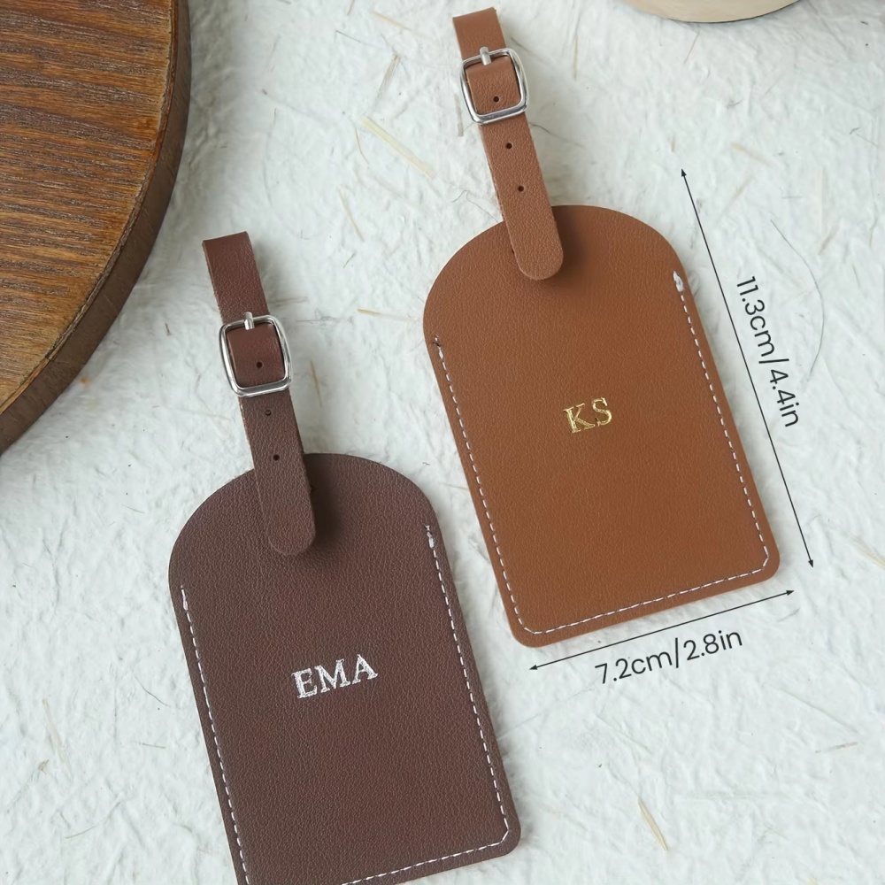カスタマイズ可能な名入れシルバーゴールドモノグラムビーガンレ - Travel Accessories Unique のレビューと価格
