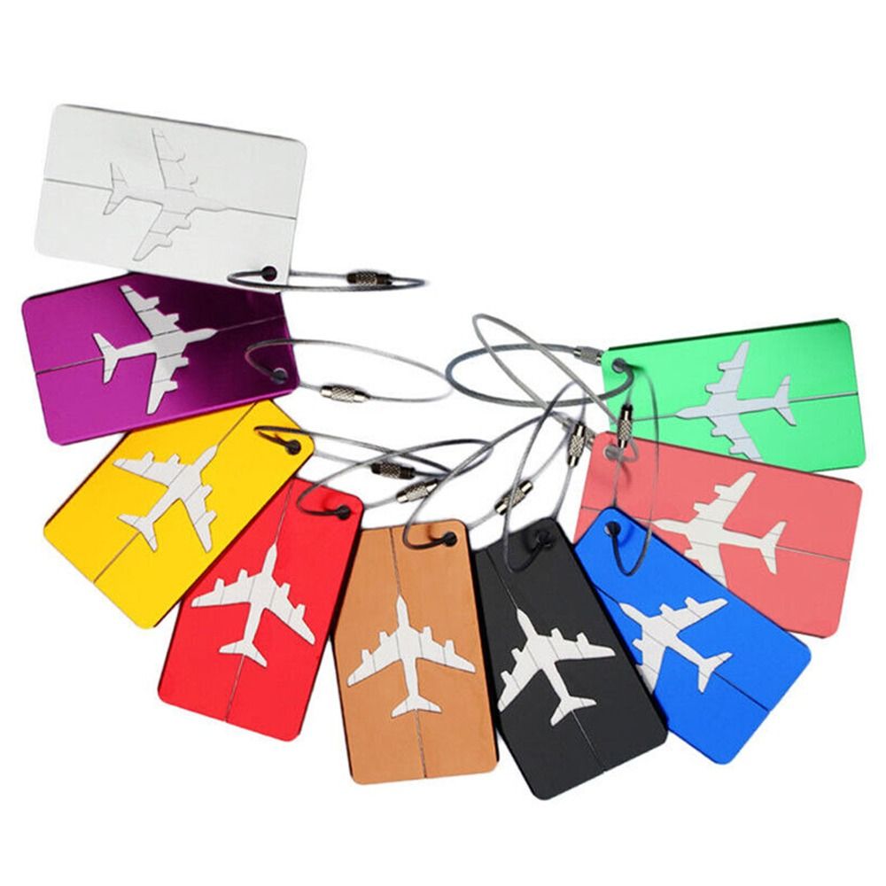 トラベルバッグ用の再利用可能なアルミニウム製ラゲッジタグ,収 - Travel Accessories Unique のレビューと価格