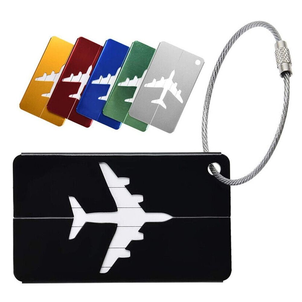 トラベルバッグ用の再利用可能なアルミニウム製ラゲッジタグ,収 - Travel Accessories Unique のレビューと価格