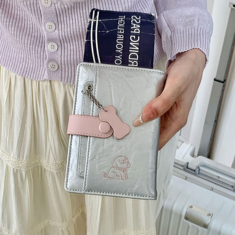カードホルダー PU パスポートバッグかわいい子犬パスポート - Travel Accessories Passport Holder のレビューと価格