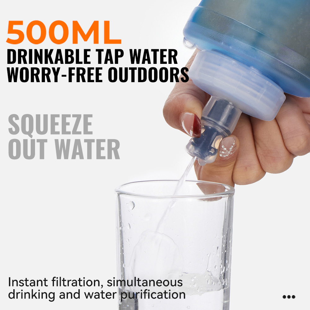 WRELS ウォーターフィルターボトル 折りたたみ式ソフトウ - Water Bottle Collapsible のレビューと価格