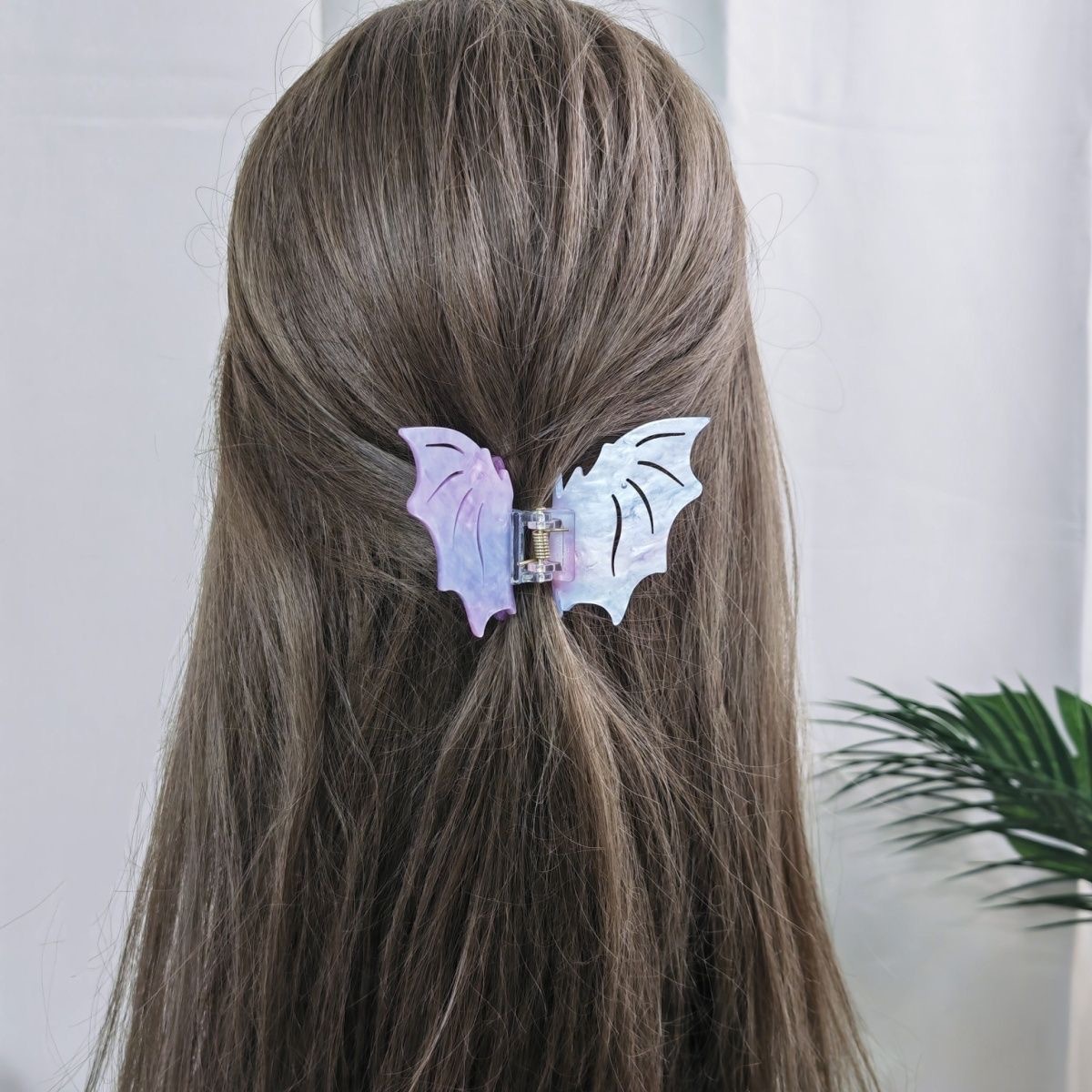 Hangzhi-女性と女の子のための紫色のきらびやかなヘアク - Travel Accessories Girls のレビューと価格