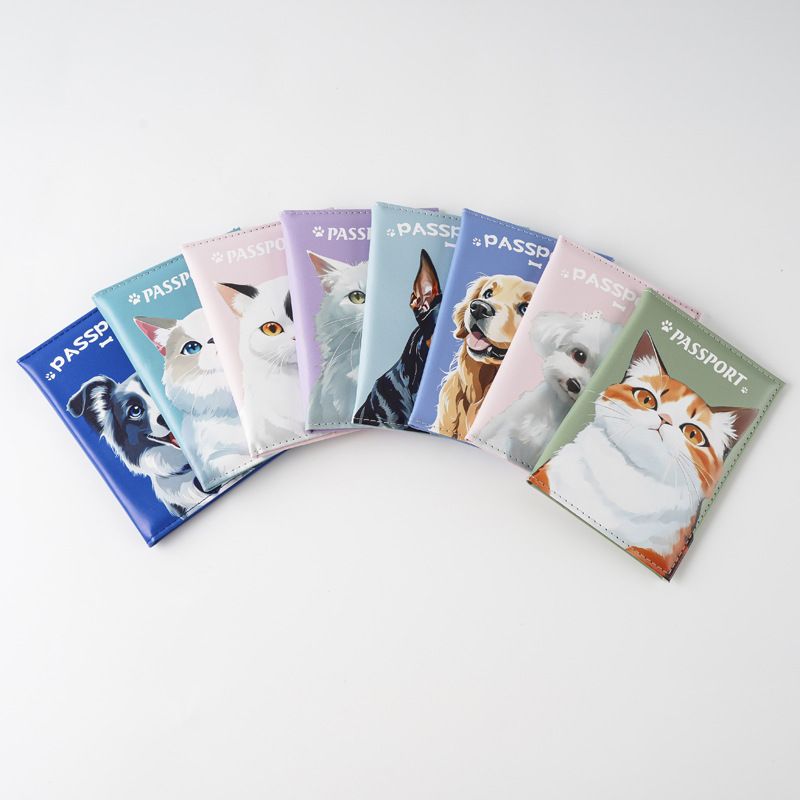 2025年UVカラープリント可愛いペットパスポートホルダー旅 - Travel Accessories Passport Holder のレビューと価格