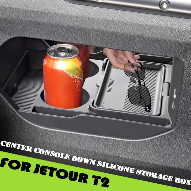 車の中央制御ダウンシリコン収納ボックス Jetour Tra - Travel Accessories Inc のレビューと価格