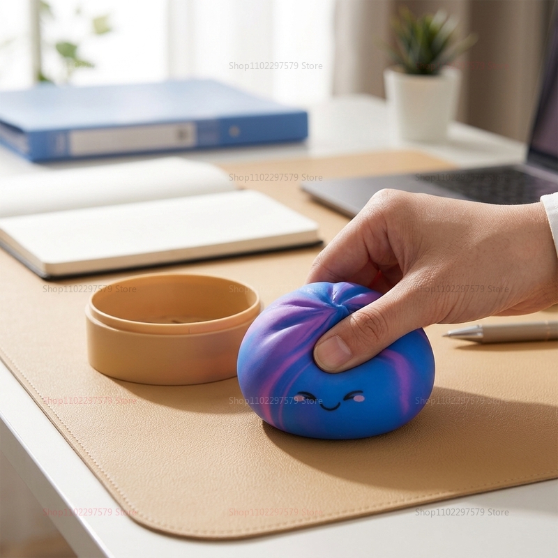 新しいレインボーおもちゃ、蒸し器ボックス付きスクイーズドウス - Travel Accessories Unique のレビューと価格