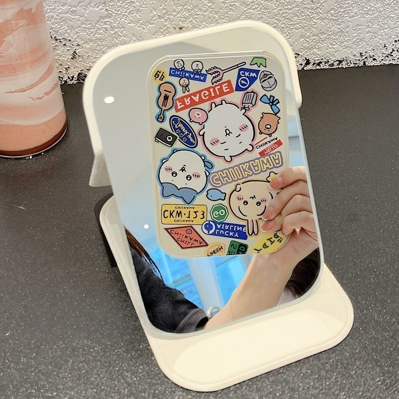 Ckw折りたたみ式メイクアップミラー キュートなうさぎハチワ - Travel Accessories Girls のレビューと価格